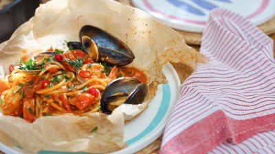 Špagetini s morskim plodovima