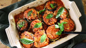 Rolat od zapečenih patlidžana