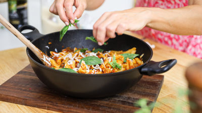 Pene "alla Norma" sa patliždanom