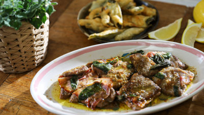 Saltimboka od rimske teletine sa hrskavom žalfijom