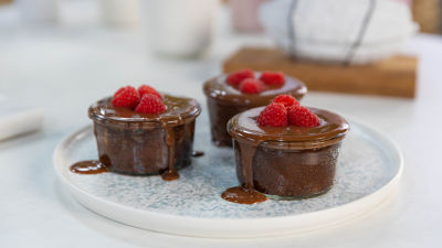 Čokoladni puding kuvan na pari