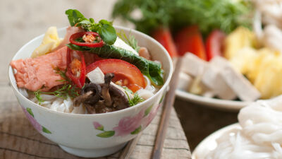 Losos po receptu restorana Red Dzao House