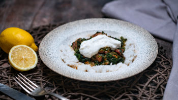 Junetina sa spanaćem