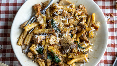 Testenina sa piletinom i šampinjonima