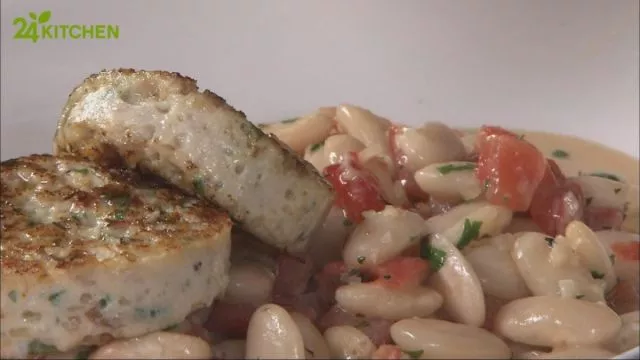 Kobasica od pastrmke s belim pasuljem