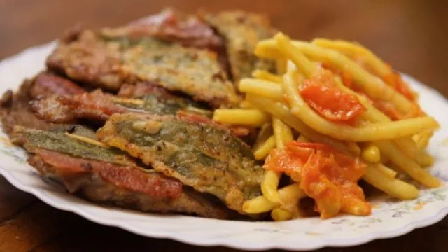 Šnicla sa žalfijom i pršutom