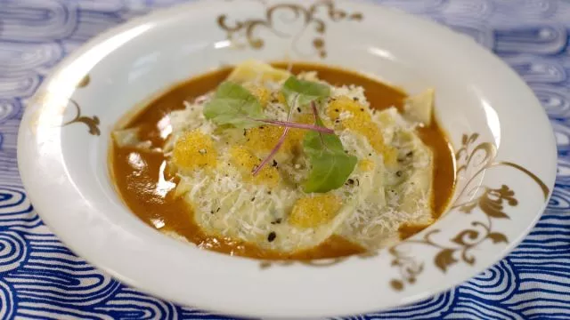 Ravioli s rikota sirom i škampima