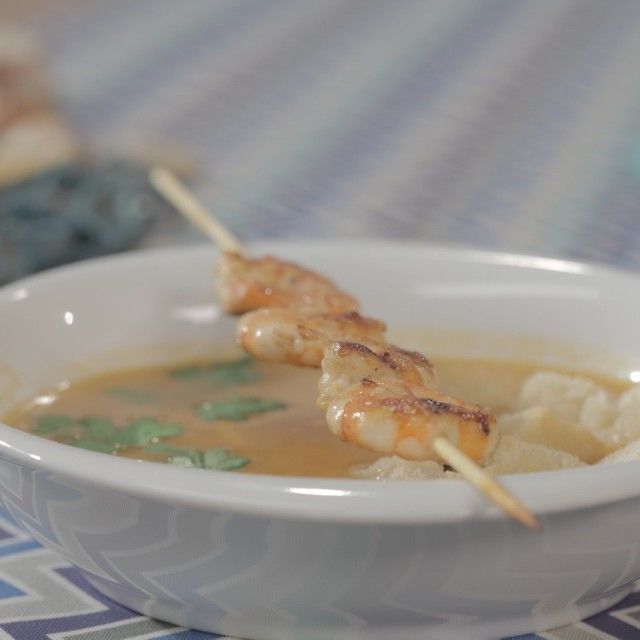 Krem od škampa i ražnjići