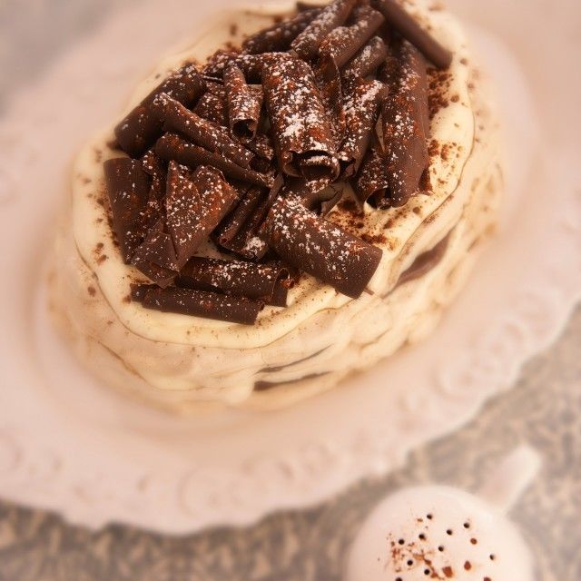 Torta od moka musa i puslica kora s kafom