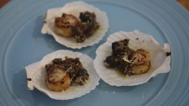 Jakobove kapice i tapenade