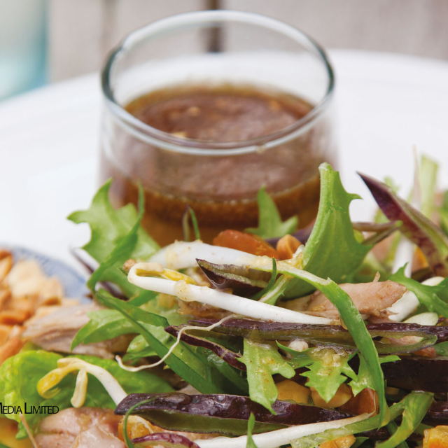 Salata od pačetine sa prelivom od marmelade