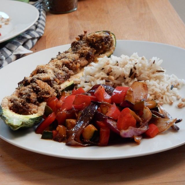 Tikvica punjena na azijski način