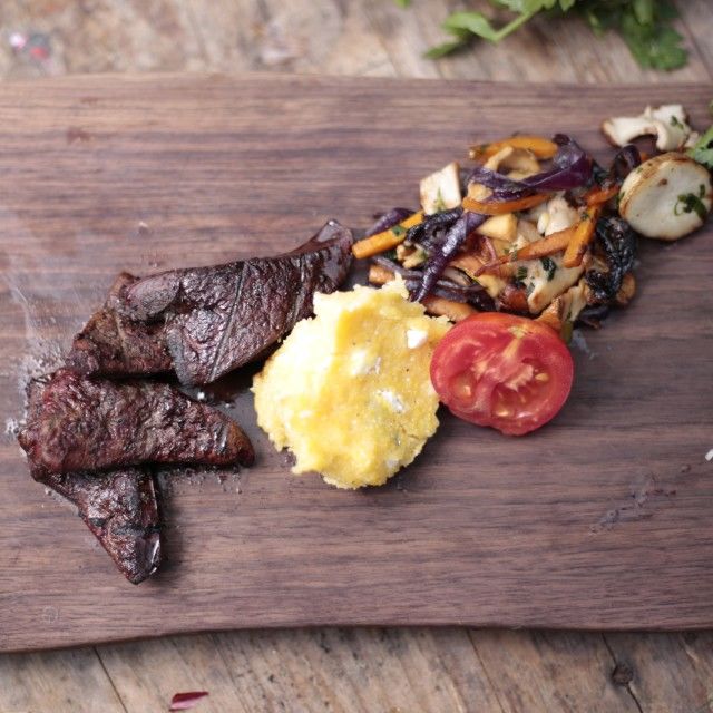 Teleća džigerica sa palentom