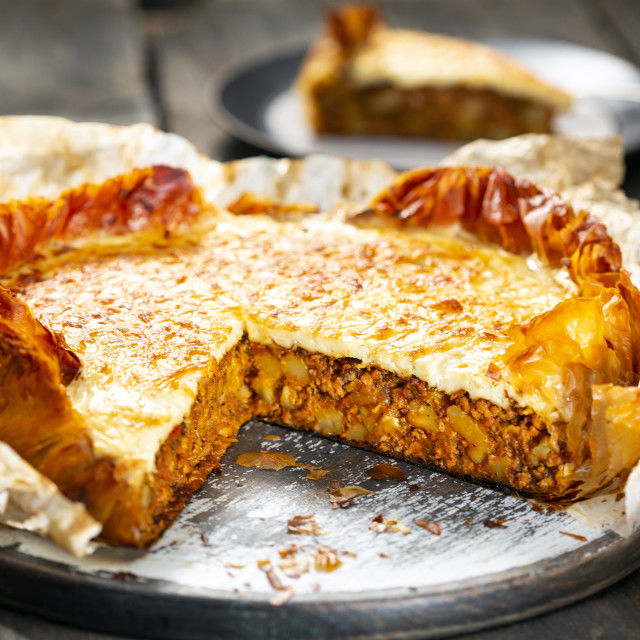 Musaka u lisnatom testu