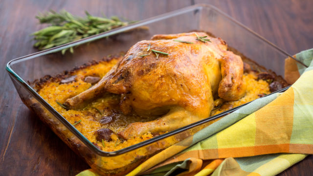 Pile punjeno kestenom i tikvom