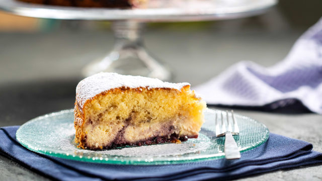 Torta od sira i džema od borovnica