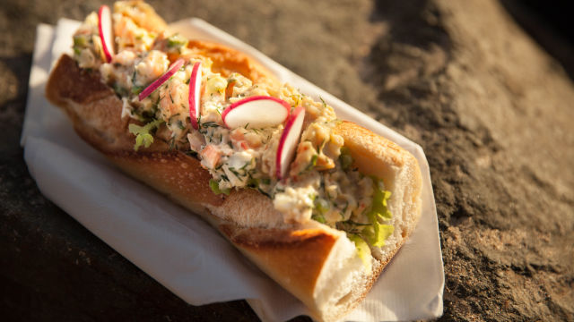 Frankofilska kraba i baget od škampa