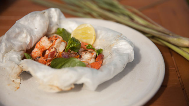 Škampi u pergamentu