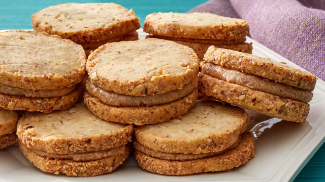 Keksići od badema s punjenjem