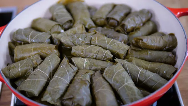 Sarma od listova vinove loze