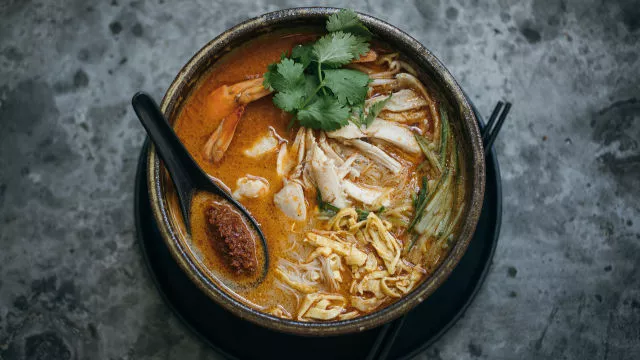 "Sarawak laksa" (malezijska čorba s nudlama)
