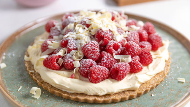 Krem tart sa malinama