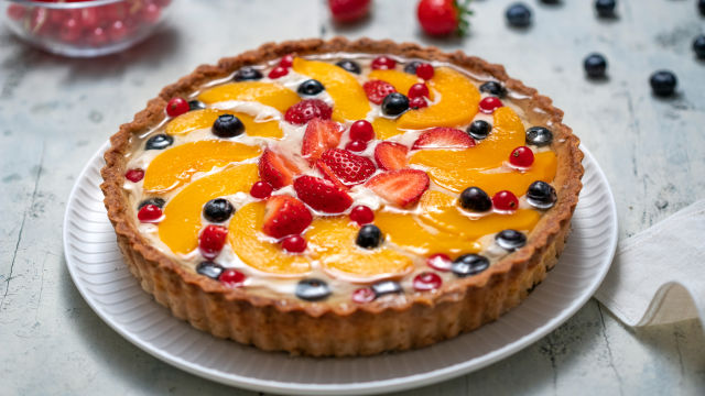 Tart od želiranog voća