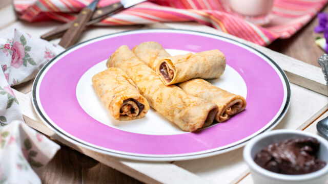 Palačinke sa domaćim čokoladnim prelivom