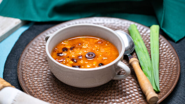 Čorba od praziluka i maslina