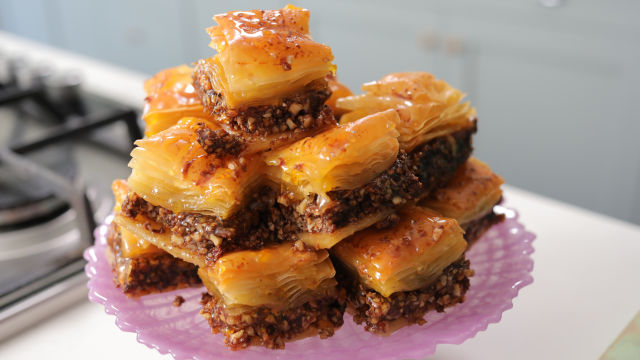 Baklava s cvetom narandže