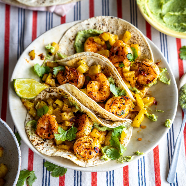 Tako sa ljutkastim škampima