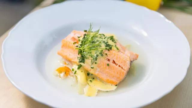 Poširana pastrmka s majonezom