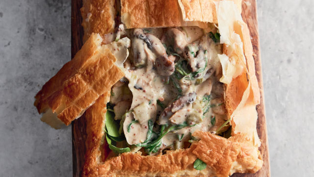 Pita od piletine i pečuraka