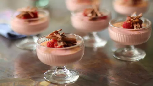 Jednostavan puding od malina