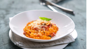 Rižota s pečeno papriko