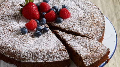 Mandljeva in čokoladna torta