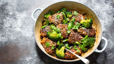 Piščanec z medom in česnom