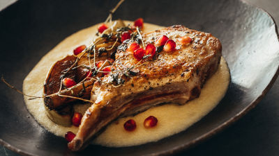 Svinjski kotleti s polento