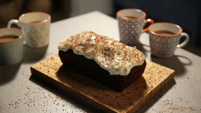 Čokoladna torta z bučkami