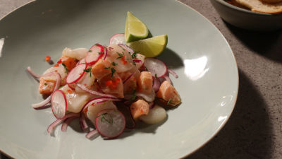 Ceviche s pokrovačami