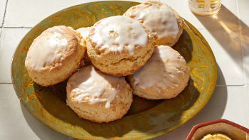 Glazirani limonovi stožci z ingverjem