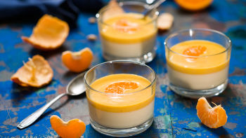 Panakota z mandarinami