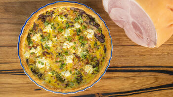 ‘torta Salata’ With Prosciutto Cotto, Ricotta & Asparagus