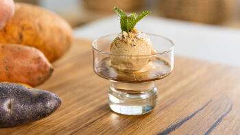Sweet Potato Gelato ‘affogato’