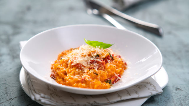 Rižota s pečeno papriko