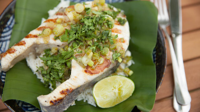 Kotleti fregatnega trupca z ingverjem in limeto