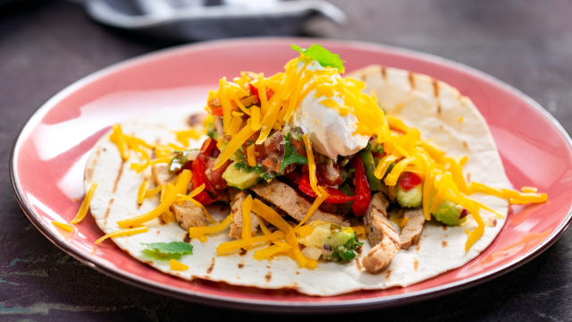 Fajite s svinjino in papriko