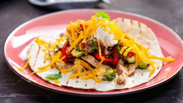 Fajite s svinjino in papriko