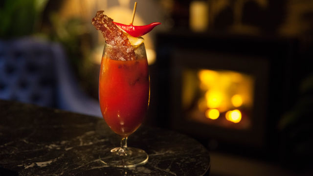 Slanina z javorovim sirupom in kavo