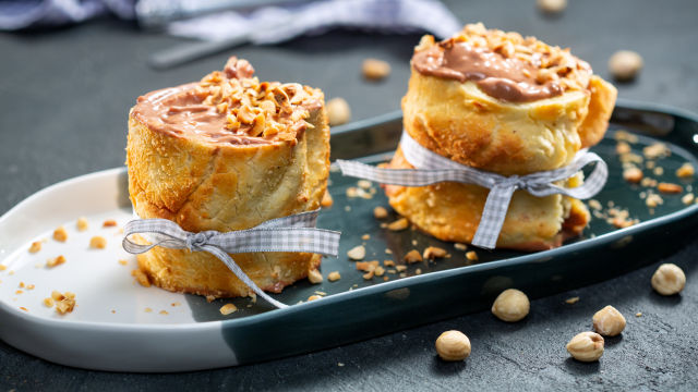 Zvitki s čokoladno kremo